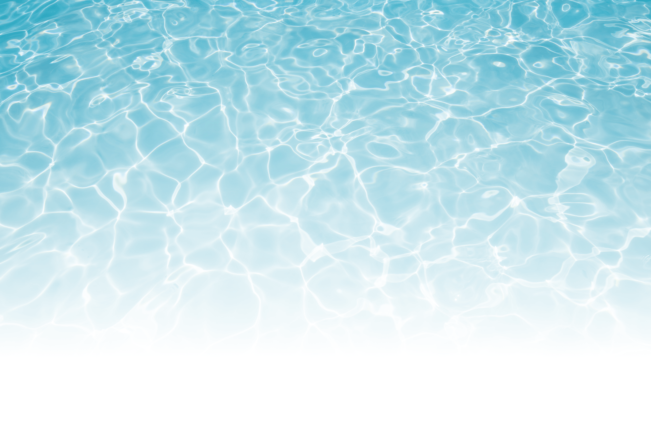 A close-up view of clear, rippling blue water with sunlight reflections creating intricate patterns on the surface, evoking a serene, refreshing atmosphere.